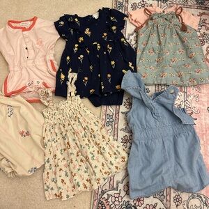 Assorted Baby Girl boutique Dresses and Rompers
